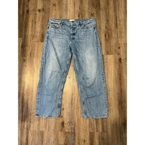 Madewell Light Blue Wide Leg Jeans